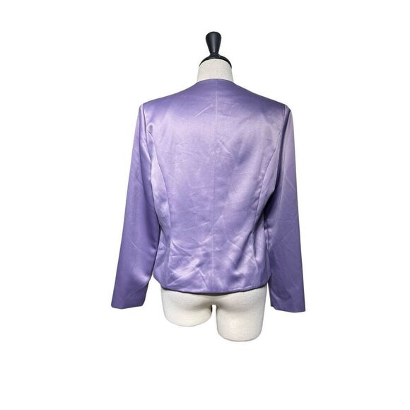 Karen Miller Vintage NWT Lavender Silky Sequin Jacket Formal Shrug Size 8 - Picture 3 of 5